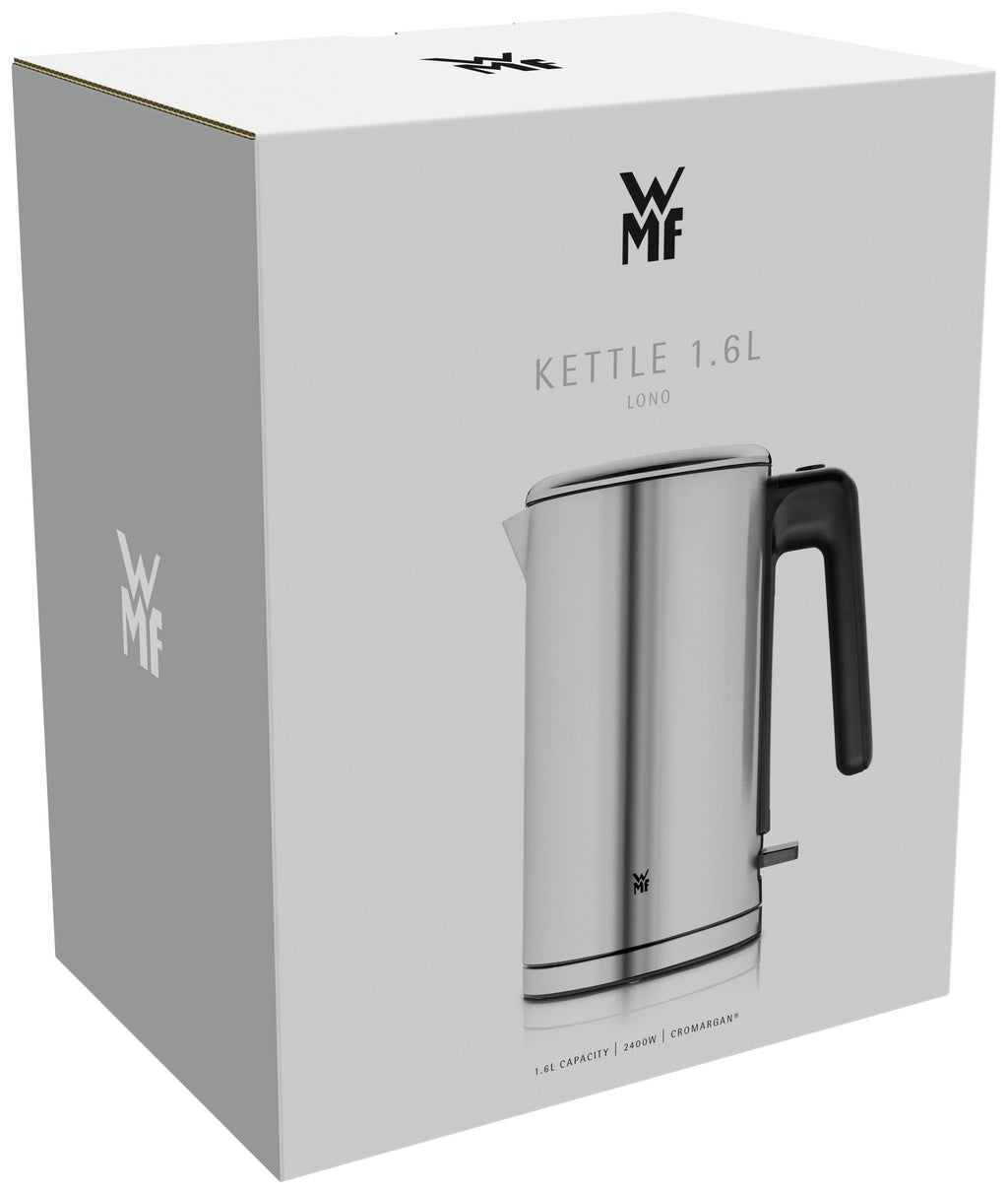 Vannkoker 1,6 L 2400W rustfritt stål kabelfri - WMF med vannstandindikator