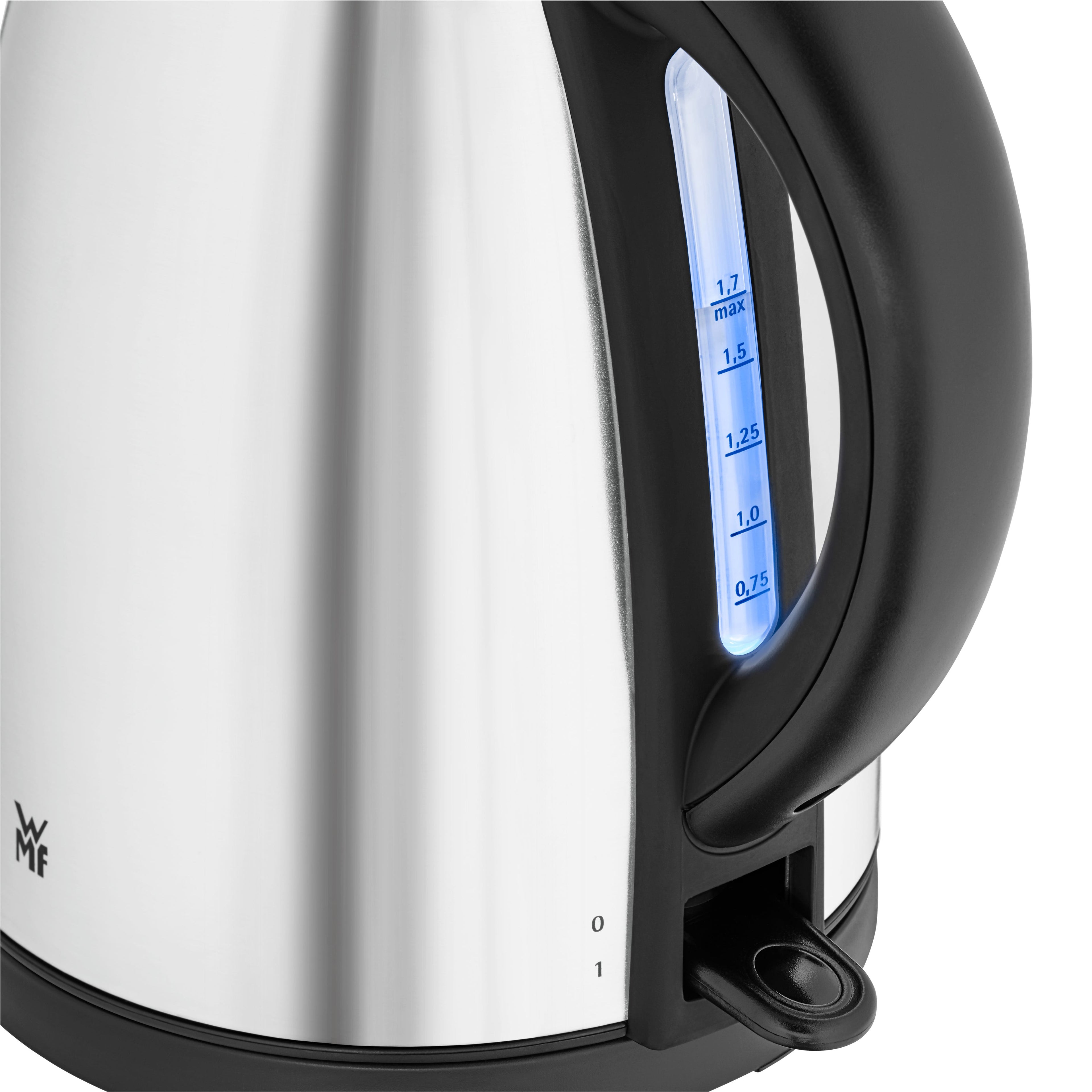 Vannkoker 1,7 L 2400W trådløs med vannstandsindikator - WMF trådløs sokkel
