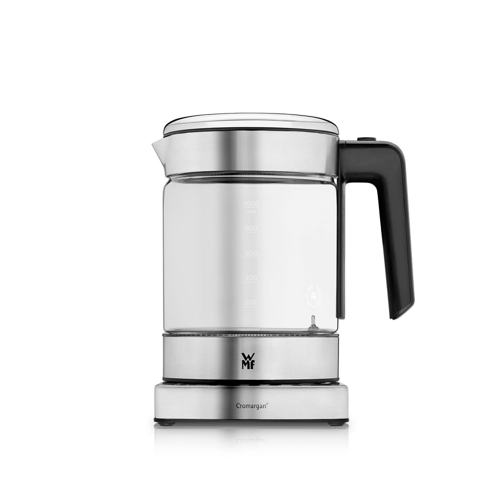 Vannkoker glass 1,0 L med temperaturvalg 5 trinn - WMF KUCHENminis Vario forfra