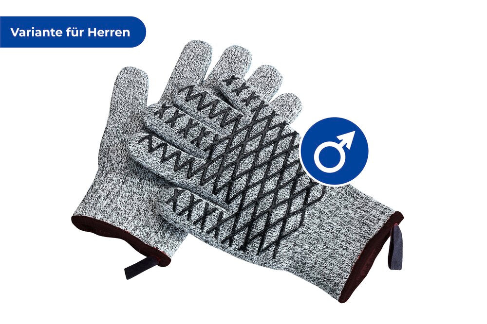 Detalj av Varme- og kuttbestandig hanske herre 1 par polyester - WENKO