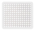 Vaskmatte hvit 31×26,5 cm beskytter glass og servise forfra