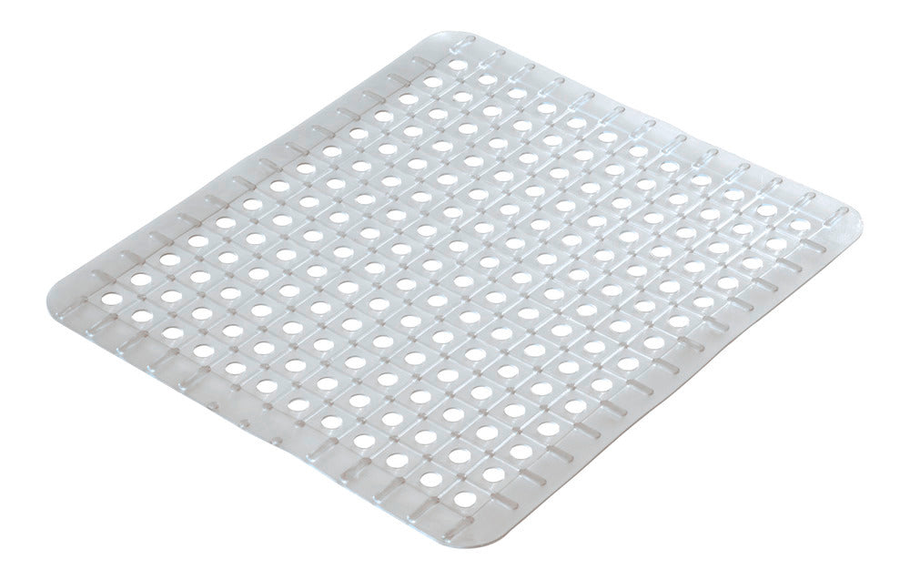 Bakside av Vaskmatte transparent 31×26,5 cm fra Wenko