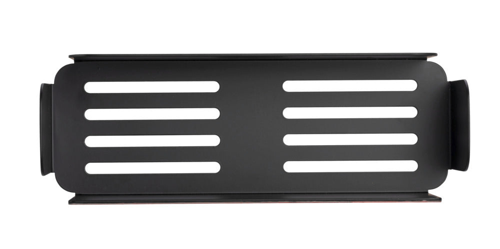 Vegghylle Bivio svart matt aluminium Turbo-Loc® nærbilde av finish