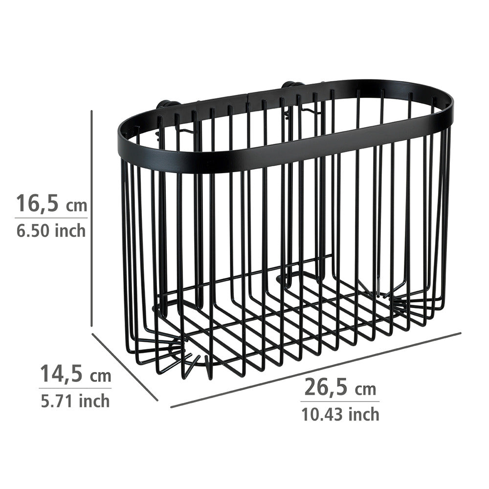 Nærbilde av Vegghylle Classic Plus Black metall