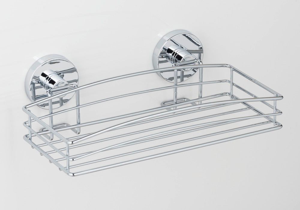 Vegghylle Vacuum-Loc® kromet stål uten boring - WENKO sideprofil