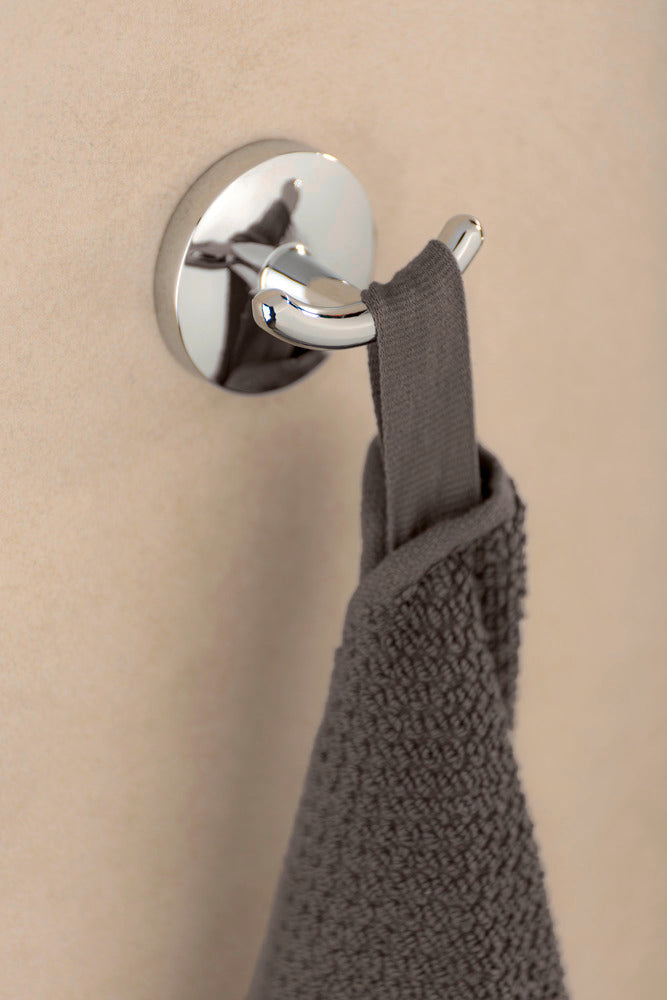 Veggkrok dobbel Cuba forkrommet sinklegering - WENKO sidestilling