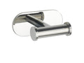 Veggkrok dobbel rustfritt stål Turbo-Loc® uten boring blank forfra