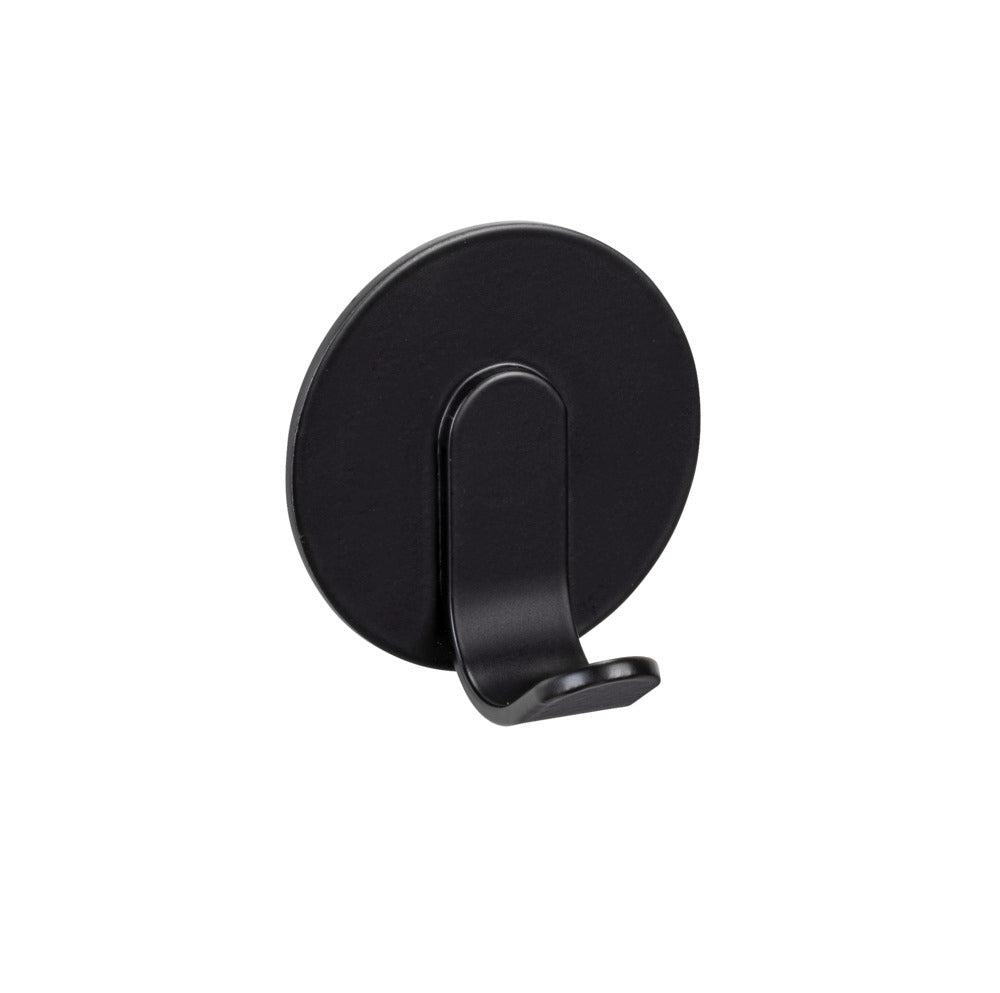 Veggkroker Bivio svart matt aluminium 3-delt sett sideprofil