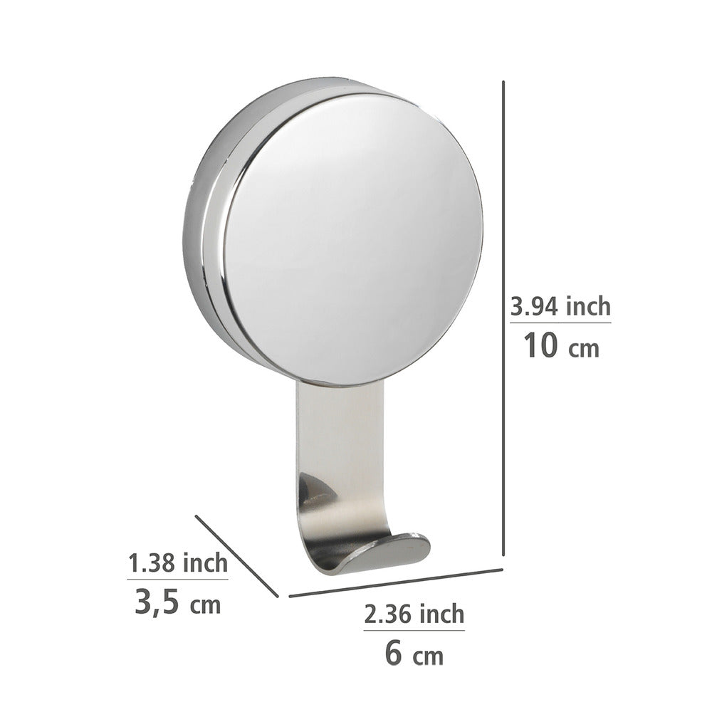 Nærbilde av overflate på Veggkroker Osimo metall 2-delt sett uten boring Static-Loc® Plus