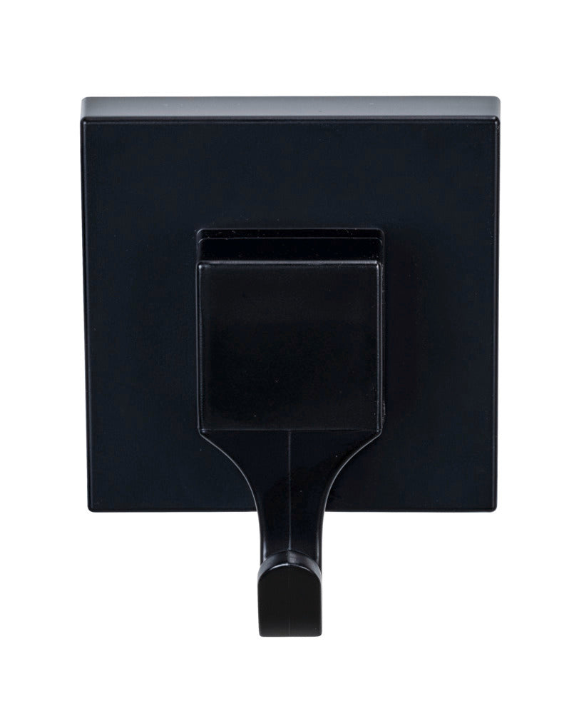 Veggkroker Quadro svart 2-delt sett Vacuum-Loc® monteringsdetalj