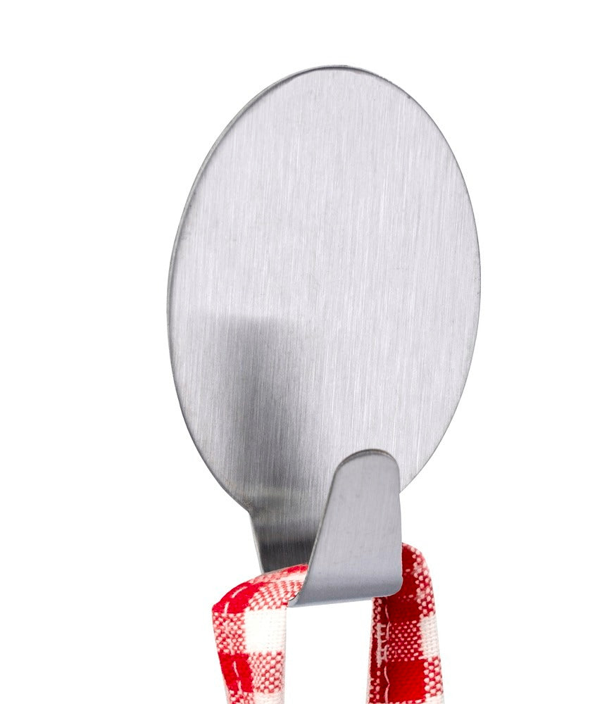 Veggkroker rustfritt stål matt 2-pakk oval - Wenko detalj