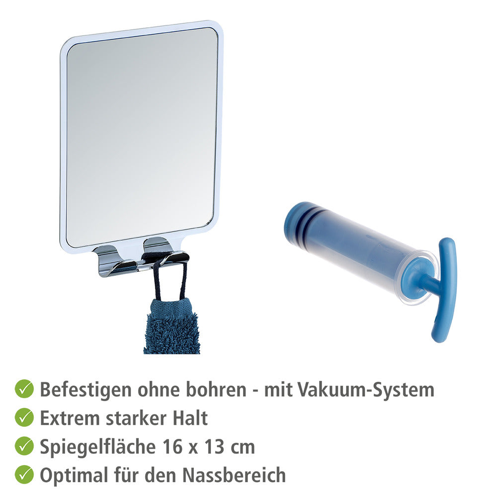 Montert Veggspeil Quadro Vacuum-Loc antidugg uten boring på vegg