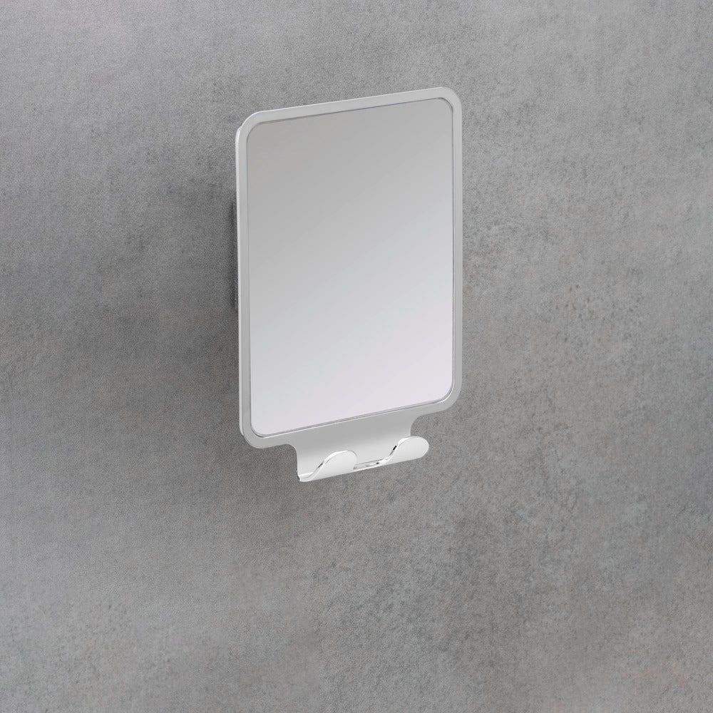 Sidevisning av Veggspeil Quadro Vacuum-Loc antidugg uten boring