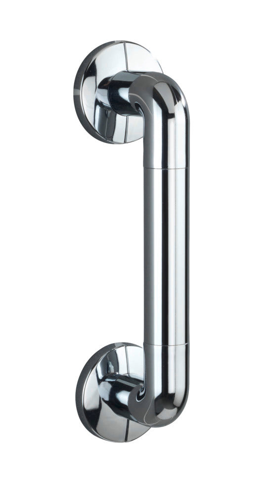 Veggstøttehåndtak Secura 30 cm krom aluminium bakside