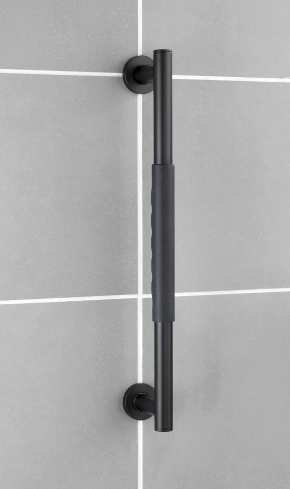 Detaljbilde av Veggstøttehåndtak Secura 50,5 cm svart rustfritt stål