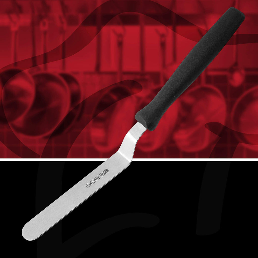 Vinkelpalett rustfritt stål 22 cm - FMprofessional håndtak detalj