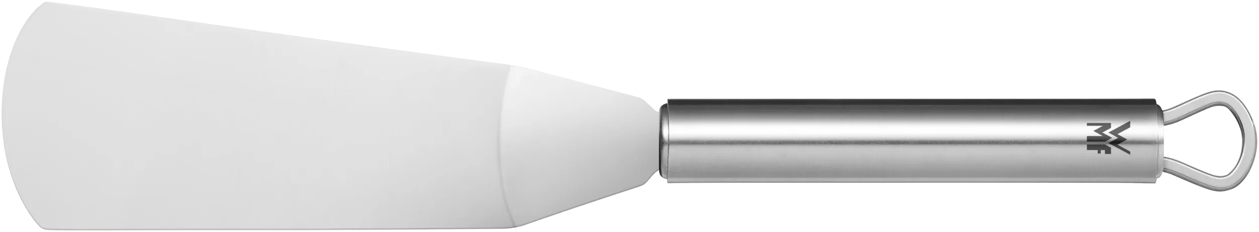 Vinkelpalett rustfritt stål 28,5 cm til kake og baking forfra