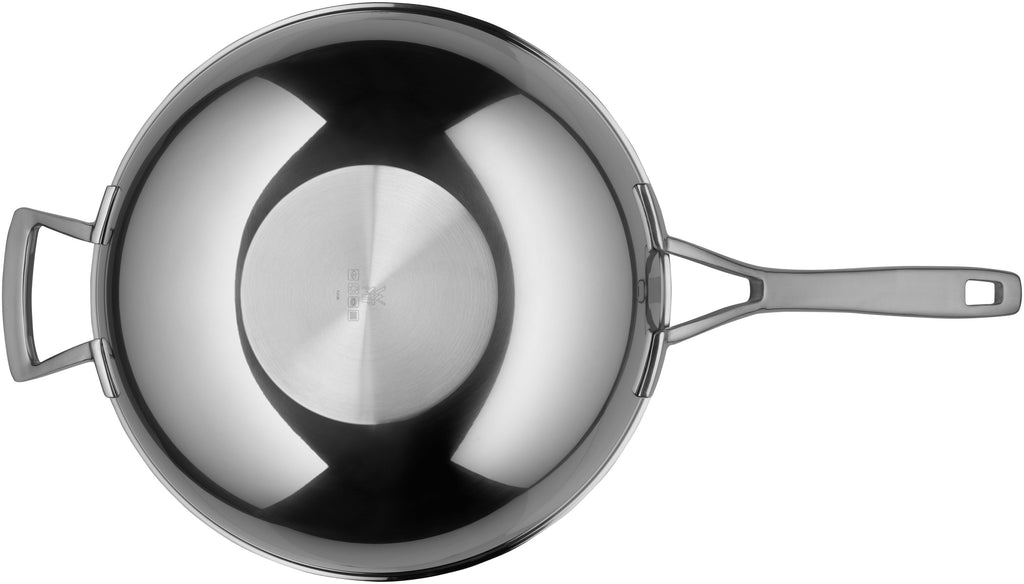 Wok 32 cm rustfritt stål med lokk Multiply - WMF bakside