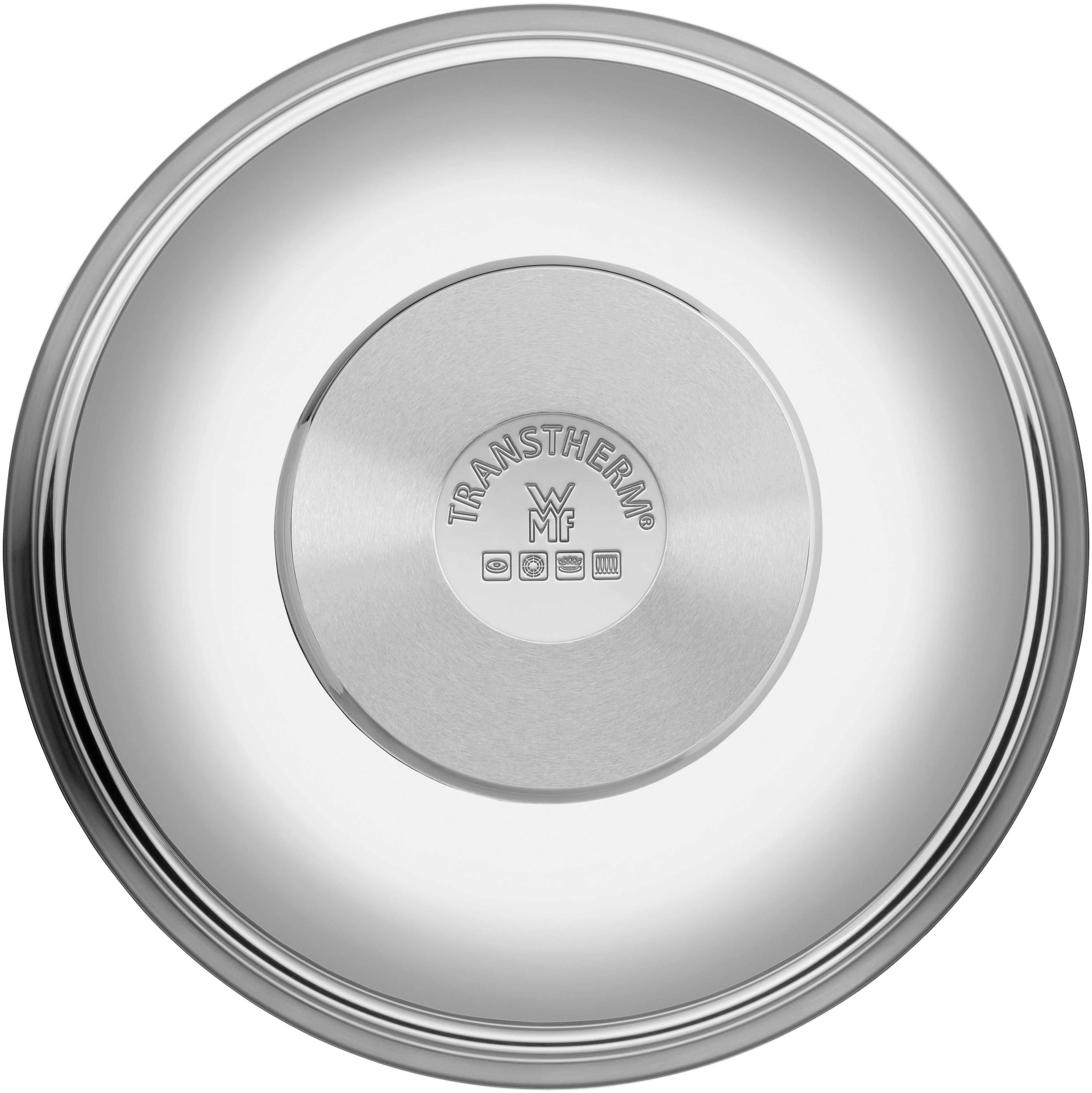 Wokpanne 26 cm rustfritt stål non-stick avtakbart håndtak bakside
