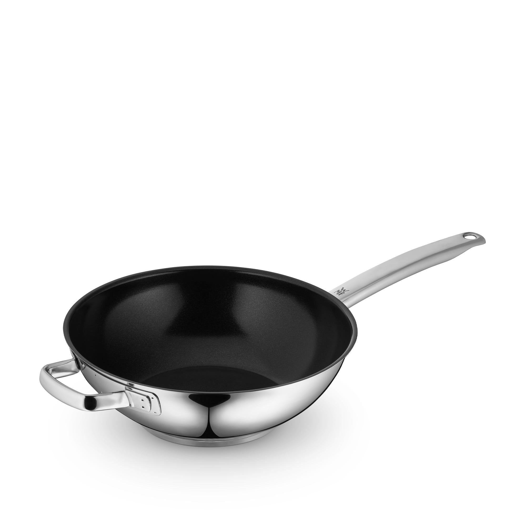 Wokpanne 28 cm keramisk non-stick rustfritt stål - WMF forfra
