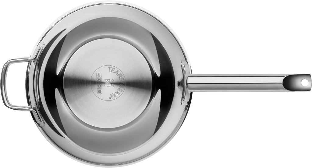 Wokpanne 28 cm keramisk non-stick rustfritt stål - WMF nærbilde av belegg
