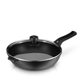 Wokpanne 30 cm non-stick PermaDur med glasslokk - WMF forfra