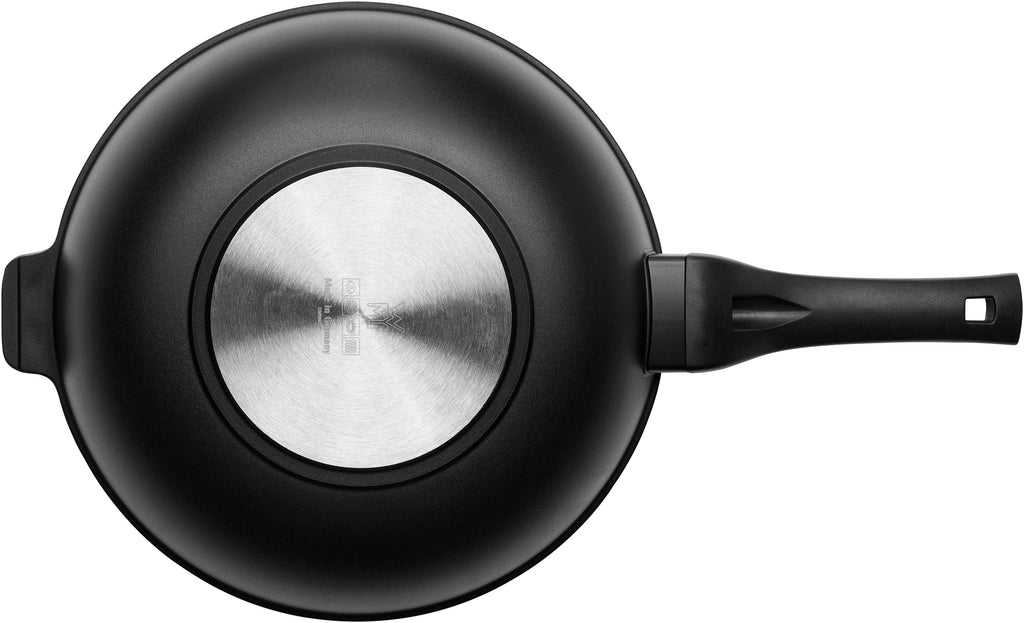 Wokpanne 30 cm non-stick PermaDur med glasslokk - WMF nærbilde av non-stick belegg
