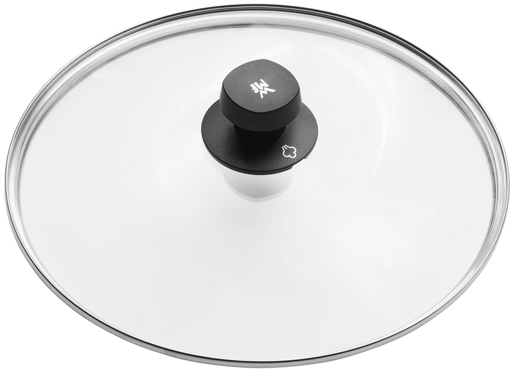 Wokpanne 30 cm non-stick PermaDur med glasslokk - WMF glasslokk detalj