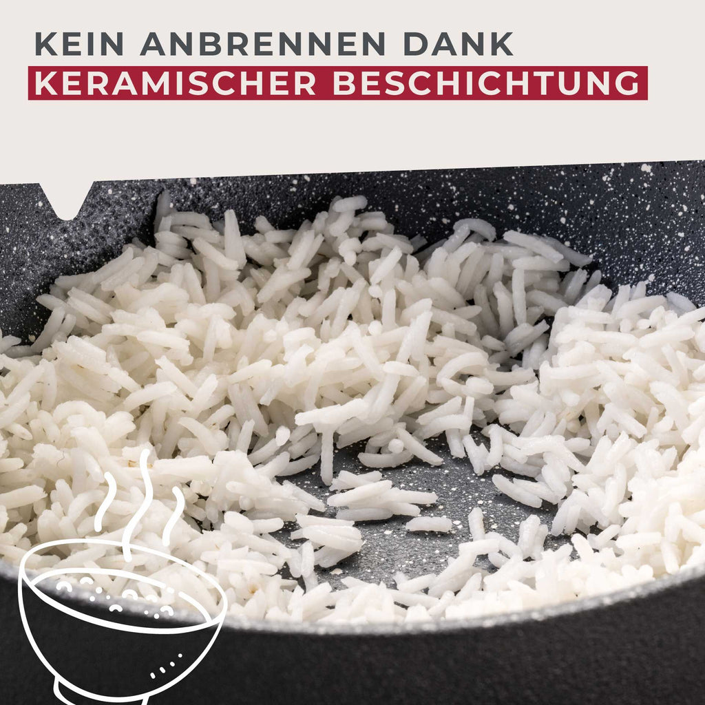 Soft-touch håndtak på Wokpanne keramikk non-stick Ø20 cm Cosmo - Fackelmann