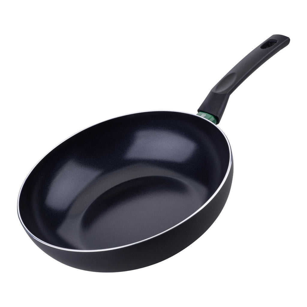 Wokpanne keramikk non-stick Ø28 cm resirkulert aluminium forfra
