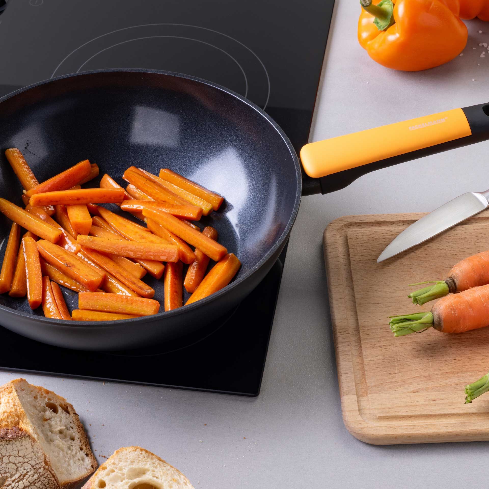 Wokpanne keramikk non-stick Ø28 cm Soft Collection bakside