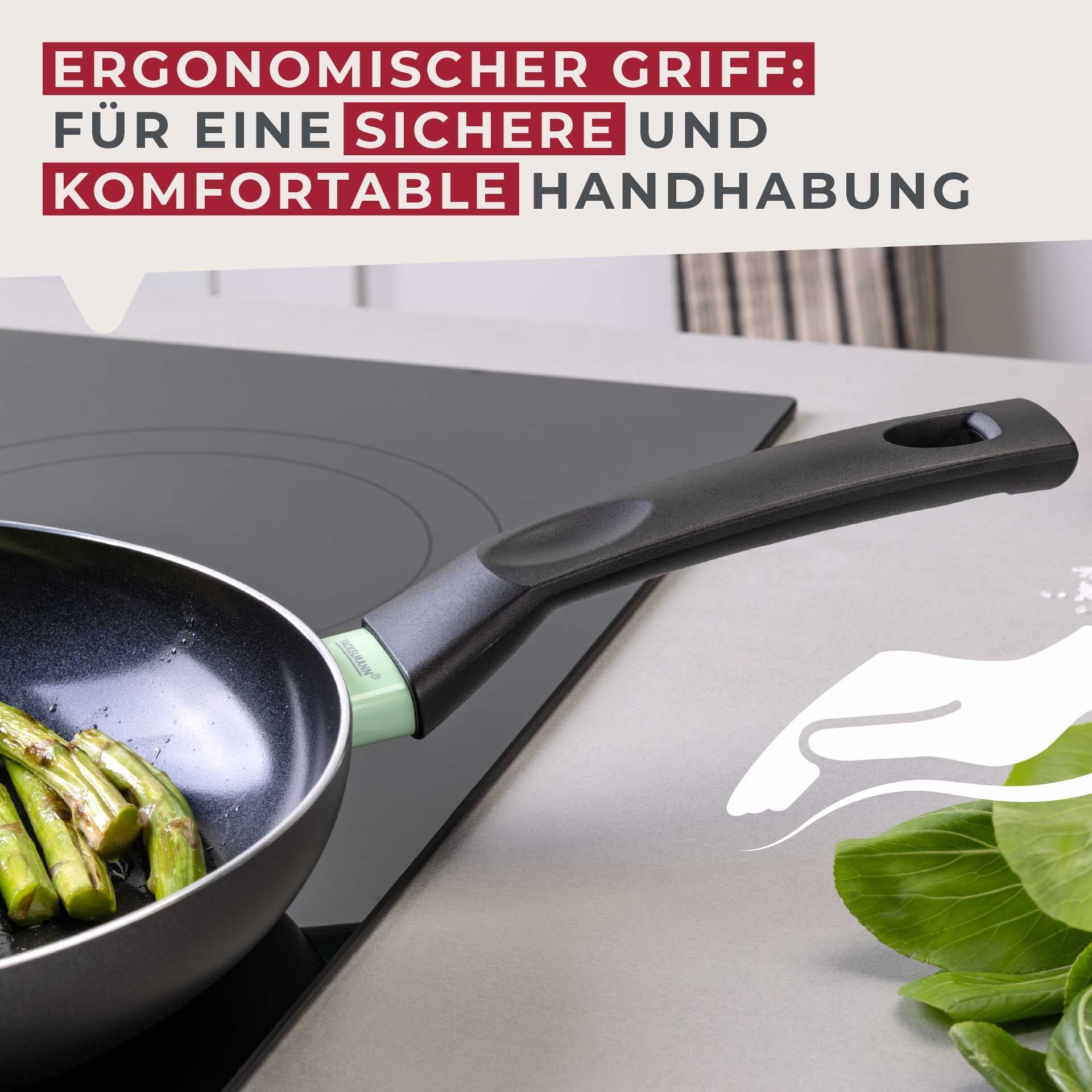Wokpanne keramikk non-stick Ø28 cm Brandao - sett fra toppen