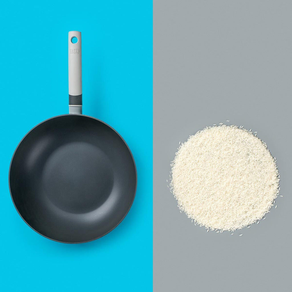 Wokpanne tofarget Ø28 cm non-stick induksjon - Tasty bakside