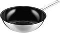 Wokpanne Wuhan 28 cm rustfritt stål keramisk non-stick forfra
